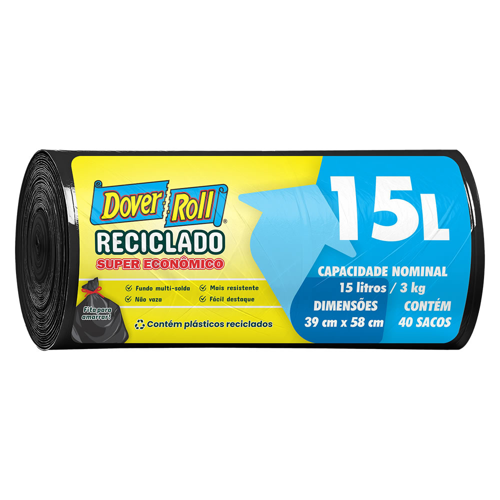 Dover-Roll Reciclado Super Econômico 15L
